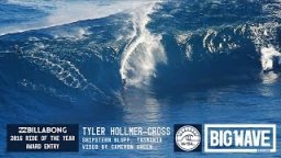 Tyler Hollmer-Cross At Shipsterns 2 - 2016 Billabong Ride Of The Year Entry - WSL Big Wave Awards