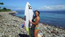 Coco Ho Freesurfing Lakey Peak In Indonesia