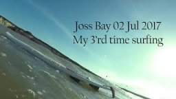 Joss Bay 2-3ft my 3'rd time surfing - music