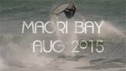 Surfing Maori Bay