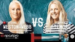 Tatiana Weston-Webb Vs. Stephanie Gilmore - FINAL - Rip Curl Women's Pro Bells Beach 2018