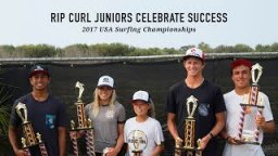 Rip Curl Juniors Celebrate Success | 2017 USA Surfing Championships