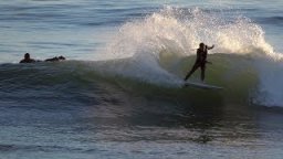 4k Surfing: Noi Kaulukukui surfs in Santa Cruz, California