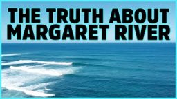 Margaret River has several surf spots. A complete menu for all types of surfers.