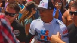 Kelly Slater Ripping At The US Open