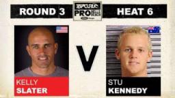 Rip Curl Pro 2011 R3, H6 - Kelly Slater vs Stu Kennedy