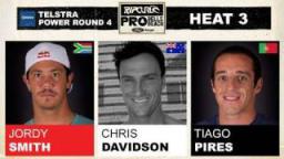 Rip Curl Pro 2011 R4, H3 - Jordy Smith vs Chris Davidson vs Tiago Pires