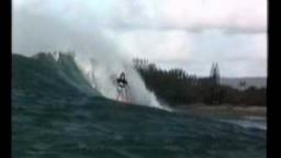 Maya Dauber an ex pro surfer in the WQS surfs in Hawaii