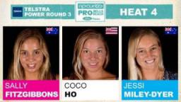 Rip Curl Pro 2011 R3, H4 - Sally Fitzgibbons vs Coco Ho vs Jessi Miley-Dyer
