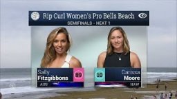 2016 Rip Curl Women’s Pro Bells Beach: Semifinal 1 Video