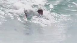 Jeff tearing it up in his WaveWrecker suit