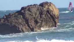 Surfers at Leo Carrillo State Beach - Malibu, California (HD) 