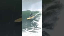 Beatrice Conroy Tackles MASSIVE Bells Beach With Style And Grace. Shot By Ted Clark