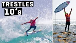 10 POINT RIDES At Trestles | WSL ARCHIVES Ft Kelly Slater, Freddy Patacchia Jr., Steph Gilmore
