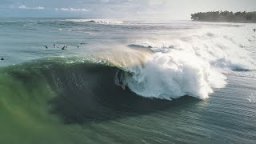 An Incredible Drone Edit Of Nias During The Historic Swell Of July, 2018 | SURFER: Amp Sessions