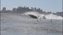 Cyclone Uesi Creates Mutant, Below-Sea-Level Tubes At Kirra