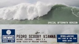 Pedro Scooby At Nazaré - Ride & Aftermath - 2017 Billabong Ride Of The Year Entry - WSL Big Wave