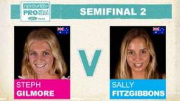 Rip Curl Pro 2011 Semifinal 1 - Steph Gilmore vs Sally Fitzgibbons