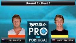 Round 3 - Heat 1: Burrow vs. Simpson