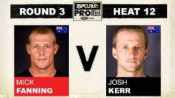 Rip Curl Pro 2011 R3, H12 - Mick Fanning vs Josh Kerr