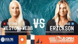 Tatiana Weston-Webb Vs. Sage Erickson - FINAL - Vans US Open 2017 (W)