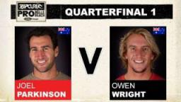 Rip Curl Pro 2011 Quarterfinal 1 - Joel Parkinson vs Owen Wright