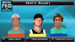 Round 1 - Heat 5: Smith vs. Davidson vs. Alves