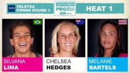 Rip Curl Pro 2011 R3, H1 - Silvana Lima vs Chelsea Hedges vs Melanie Bartels