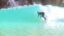 James Ribbink - Young Surfer Into A Wave Pool