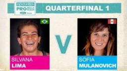Rip Curl Pro 2011 Quarterfinal 1 - Silvana Lima vs Sofia Mulanovich