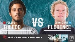 Filipe Toledo Vs. John John Florence - FINAL - Rip Curl Pro Bells Beach 2019