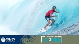 Matt Wilkinson Races Down The Line To Find A Huge Barrel - Outerknown Fiji Pro Highlights