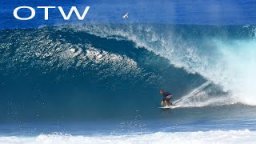 Surfers Surfing at Off the Wall on the North Shore in HAWAII