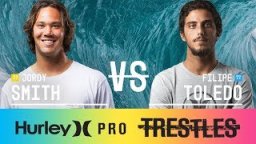 Jordy Smith Vs. Filipe Toledo - FINAL - Hurley Pro At Trestles 2017