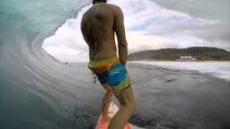 Jamie O'Brien GoPro Angle At Pipeline