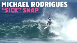 Michael Rodrigues - Sick Snap in Slow Motion - Opening Round Oi Rio Pro - 6.20 score