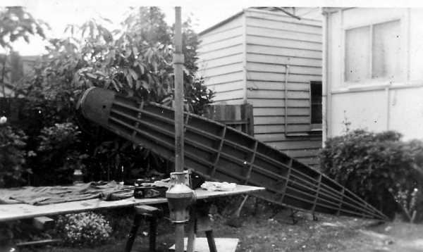 56 BW Wooden surfski frame in backyard 2.JPG