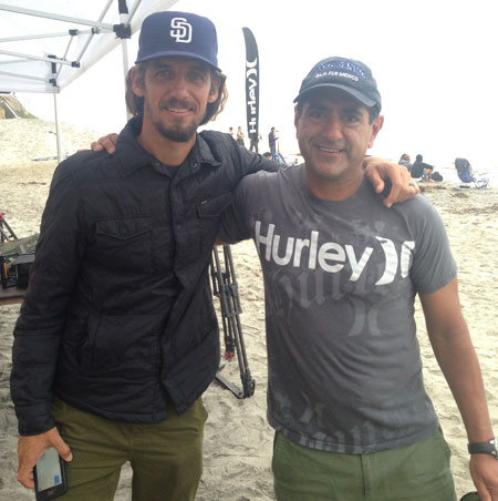 Mike with Rob Machado