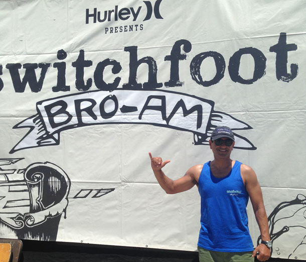 Mike at the Switchfoot Bro Am