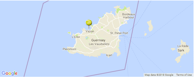 Guernsey surf map