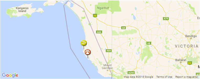 East Coast SA surf map