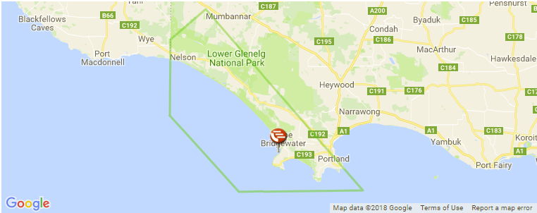West Coast Vic surf map