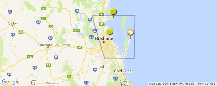 Brisbane surf map