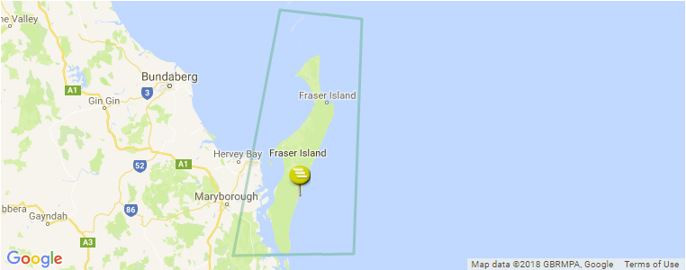 Fraser Island surf map