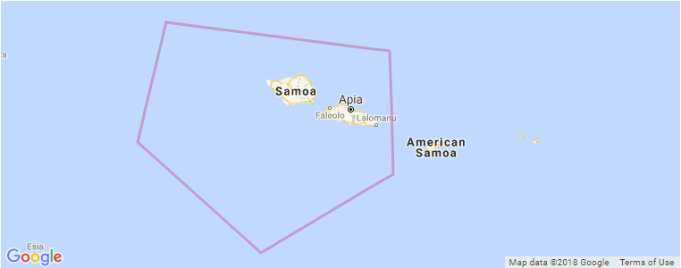 Samoa surf map