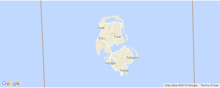 Huahine surf map