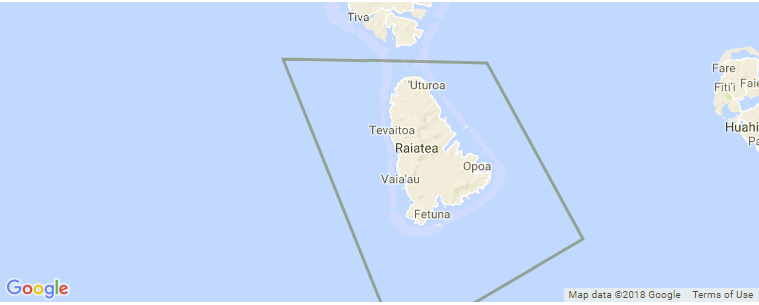 Raiatea surf map