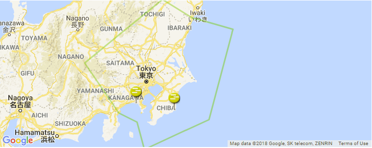 Kanto surf map