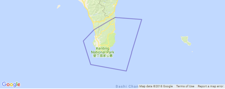 Kenting surf map