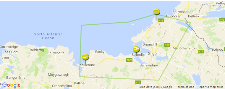 Sligo surf map